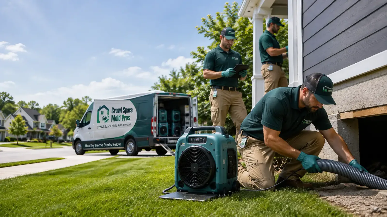Crawl Space Mold Removal in Humeston, IA
